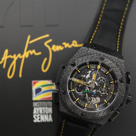 relogio hublot king power ayrton senna|Hublot king senna limited edition.